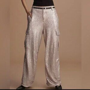 Anthropologie Sequins Cargo - sz 4